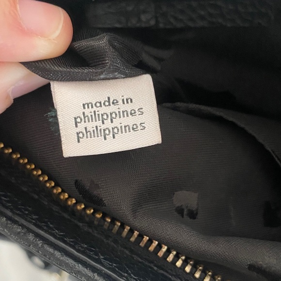 Kate Spade Striped Black and Cream Crossbody Bag - Picture 12 of 12